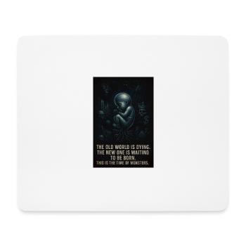 this is the time of monsters - Mouse Pad (horizontal) - white - Front
