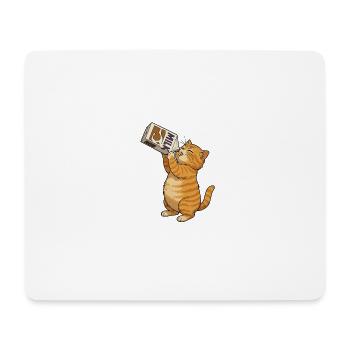 Milch-Jutsu: Die geheime Technik des Genusses - Mousepad (Querformat) - Weiß - Vorne