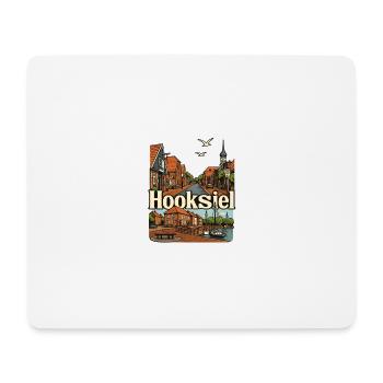 Hooksiel - Mousepad (Querformat) - Weiß - Vorne