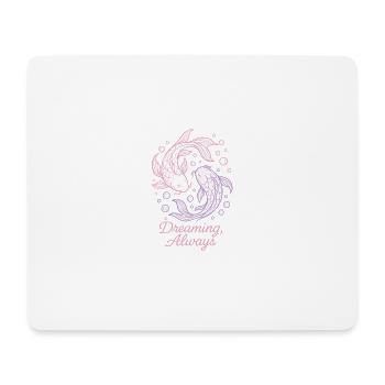 Yin Yang Koi Pisces Sign - Mousepad (Querformat) - Weiß - Vorne