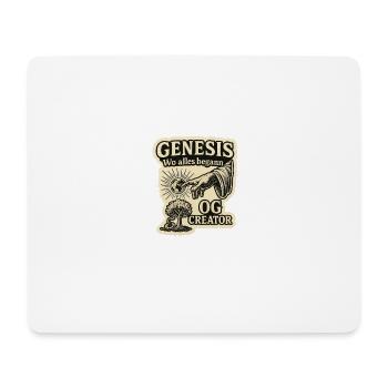 Genes. - Wo alles begann - Mousepad (Querformat) - Weiß - Vorne