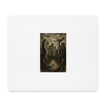 Die Natur wird sich zurückerobern - Mousepad (Querformat) - Weiß - Vorne
