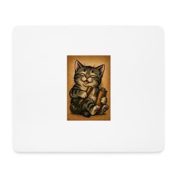 High Kitty Vibes - Mouse Pad (horizontal) - white - Front