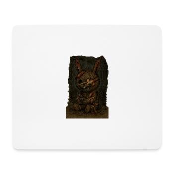 rabbit - Mousepad (Querformat) - Weiß - Vorne