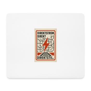 Direct Current Style 1930s - Mouse Pad (horizontal) - white - Front