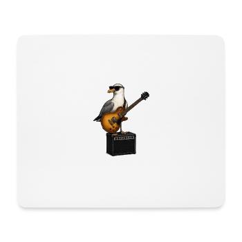 BBB Seagull Busker 1 - Mouse Pad (horizontal) - white - Front