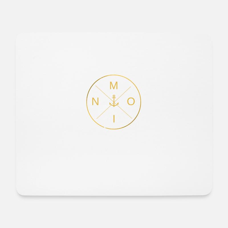 Moin Moin - Mousepad (Querformat) - Weiß