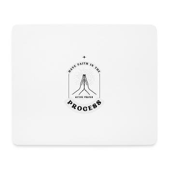Active Prayer Praying Christianity Gift - Mouse Pad (horizontal) - white - Front