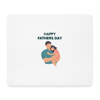 Geschenk Vatertag - Papa ist der Beste / Männertag - Mousepad (Querformat) - Weiß - Vorne