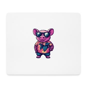 Armadillo Cool Summer - Tapis de souris (format paysage) - blanc - Devant