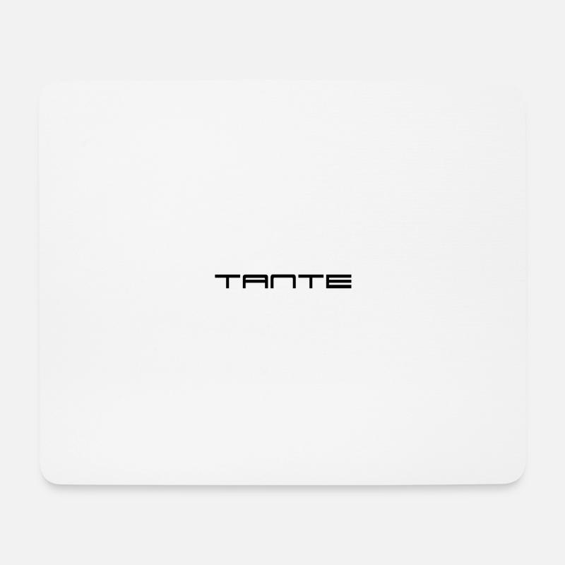 Tante - Mousepad (Querformat) - Weiß