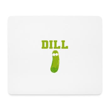 Big Dill Vegetarier Gift - Mousepad (Querformat) - Weiß - Vorne