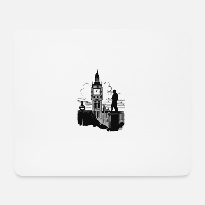 Big Ben - Mouse Pad (horizontal) - white