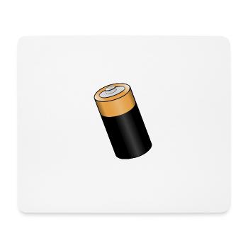 Batterie. Geschenkidee - Mousepad (Querformat) - Weiß - Vorne