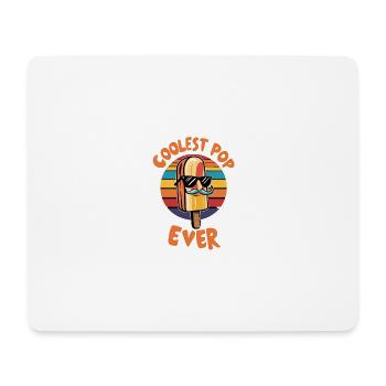 Coolest Pop Ever Fun Popsicle Dad - Mouse Pad (horizontal) - white - Front
