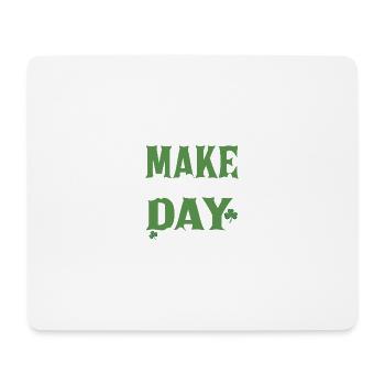 Kleeträume machen den St. Patricks Day magisch - Mousepad (Querformat) - Weiß - Vorne