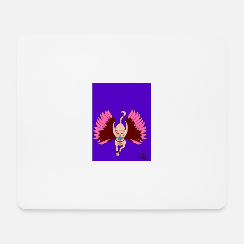 Egyptian cat - Mouse Pad (horizontal) - white