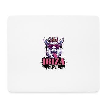 Ibiza 2025 Alpaca - Mouse Pad (horizontal) - white - Front
