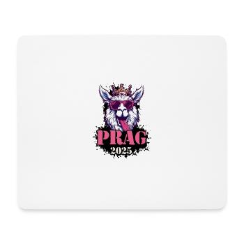 Prague 2025 Alpaca - Mouse Pad (horizontal) - white - Front