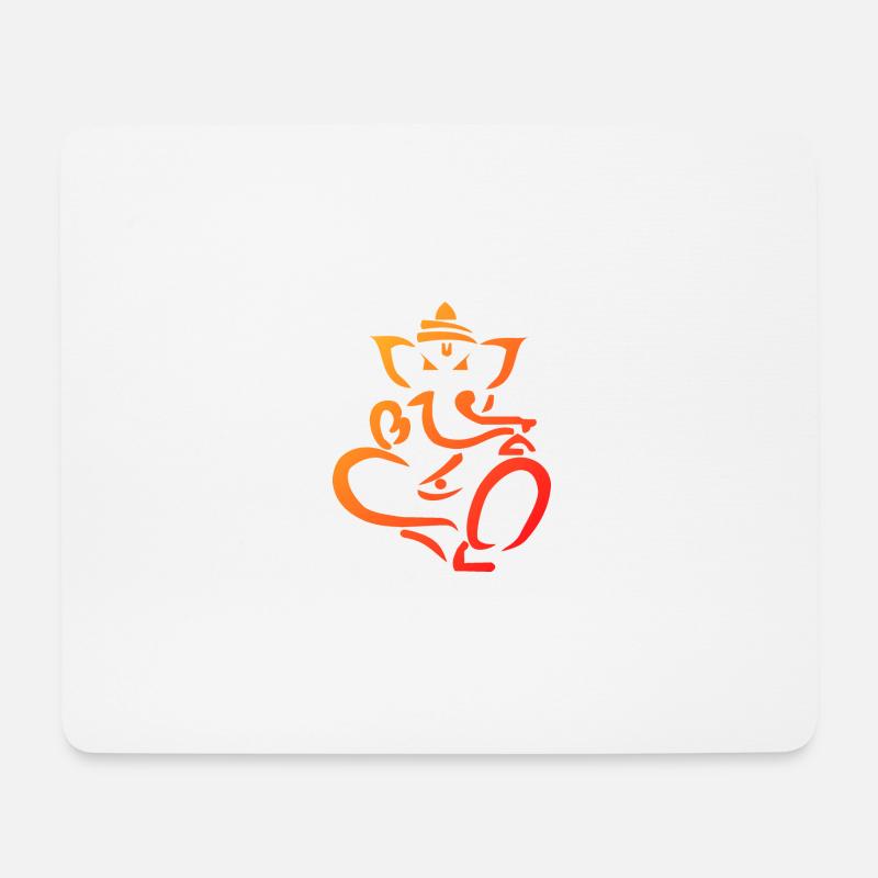 Ganesha - Mouse Pad (horizontal) - white
