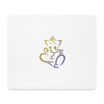 Ganesha - Tapis de souris (format paysage) - blanc - Devant