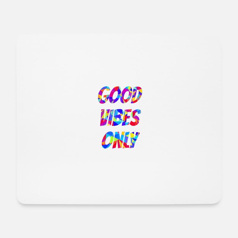 Embrace Good Vibes: Hol dir jetzt dein buntes Shirt! - Mousepad (Querformat) - Weiß