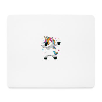 Tamponner la licorne tamponner la licorne idée cadeau drôle - Tapis de souris (format paysage) - blanc - Devant
