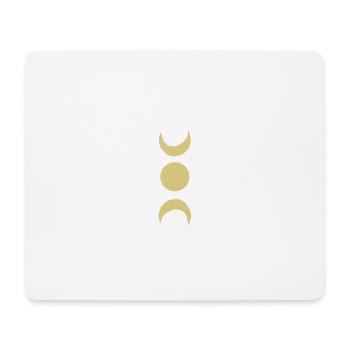 Mond - Mousepad (Querformat) - Weiß - Vorne