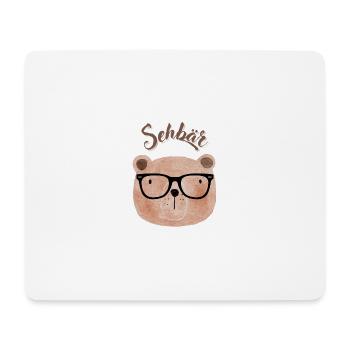 Sehbar 1 transformed - Mousepad (Querformat) - Weiß - Vorne