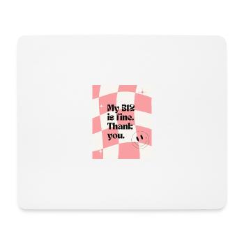 B12 - Mousepad (Querformat) - Weiß - Vorne