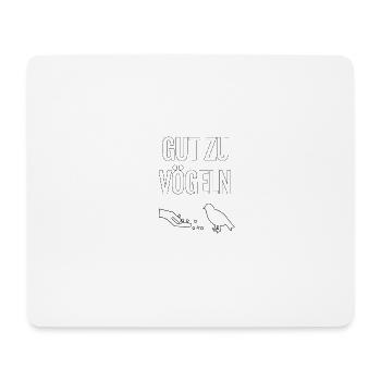 Gut zu Vögeln - Mousepad (Querformat) - Weiß - Vorne