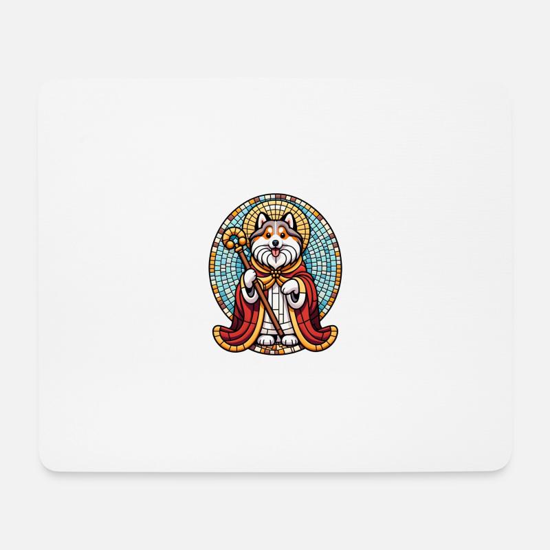 Saint Paw - Mouse Pad (horizontal) - white