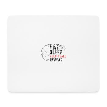 Volleyball Fans Beachvolleyball Design - Mousepad (Querformat) - Weiß - Vorne