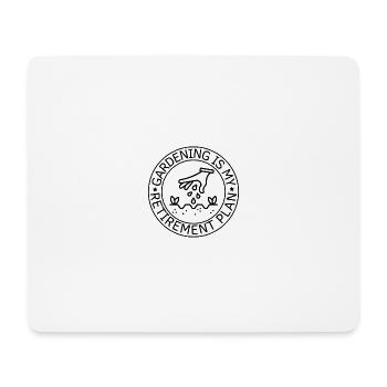 Régime de retraite Jardinage Retraités Jardiniers - Tapis de souris (format paysage) - blanc - Devant