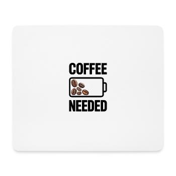 Kaffee Humor Witziger Kaffee Spruch - Mousepad (Querformat) - Weiß - Vorne