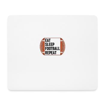 American Football Saying Football Player - Mouse Pad (horizontal) - white - Front