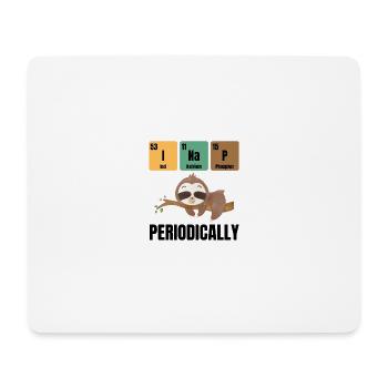 Lustiger Faultier Spruch Chemie Humor - Mousepad (Querformat) - Weiß - Vorne