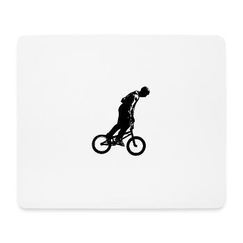 Bmx - Mousepad (Querformat) - Weiß - Vorne