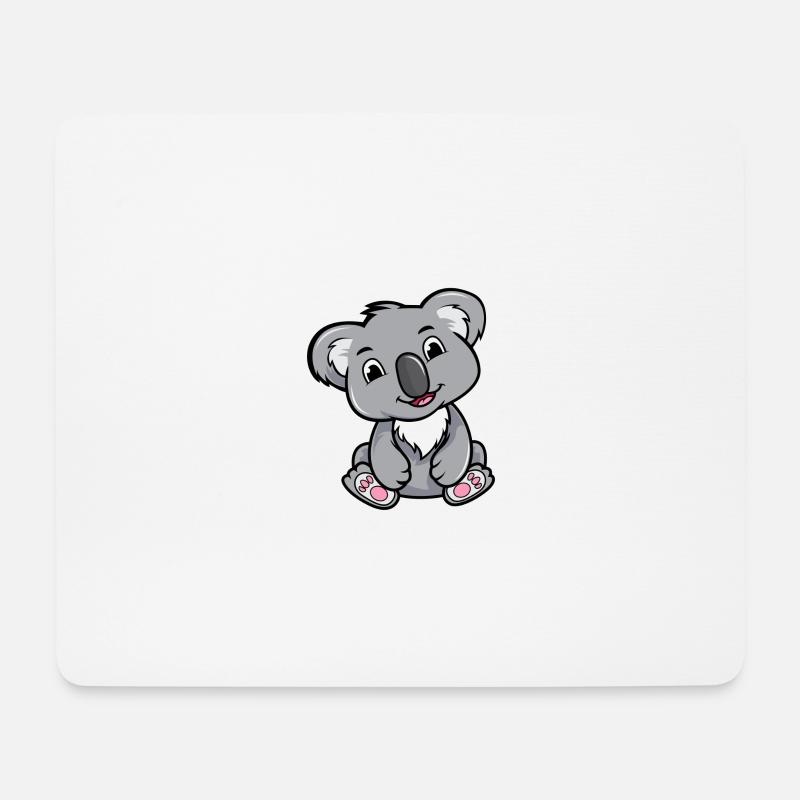 Koala - Mousepad (Querformat) - Weiß