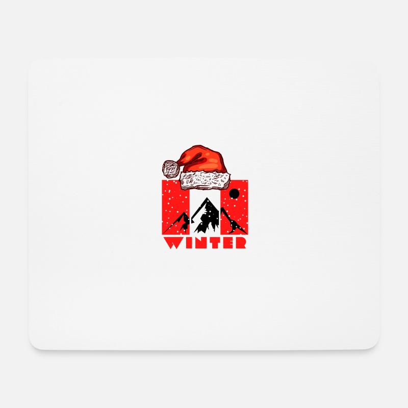 winter - Mouse Pad (horizontal) - white