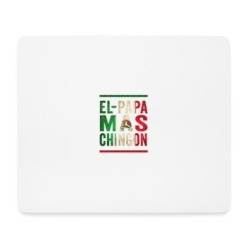 Père vintage mexicain qui dit design - Tapis de souris (format paysage) - blanc - Devant