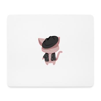 Dance cat - Mouse Pad (horizontal) - white - Front