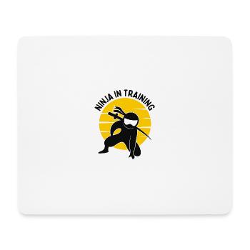 Design Ninja in Training - Tapis de souris (format paysage) - blanc - Devant