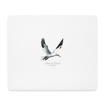 Northern Gannet - Heart of Breizh - Mouse Pad (horizontal) - white - Front
