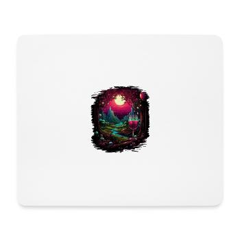 happy present idea birthday present peace symbol - Mousepad (Querformat) - Weiß - Vorne