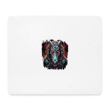 quote quarter horse riding present idea - Mousepad (Querformat) - Weiß - Vorne