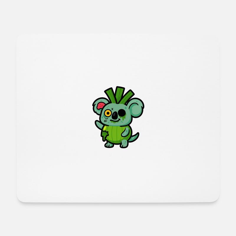 Zombie Koalauch - Tapis de souris (format paysage) - blanc
