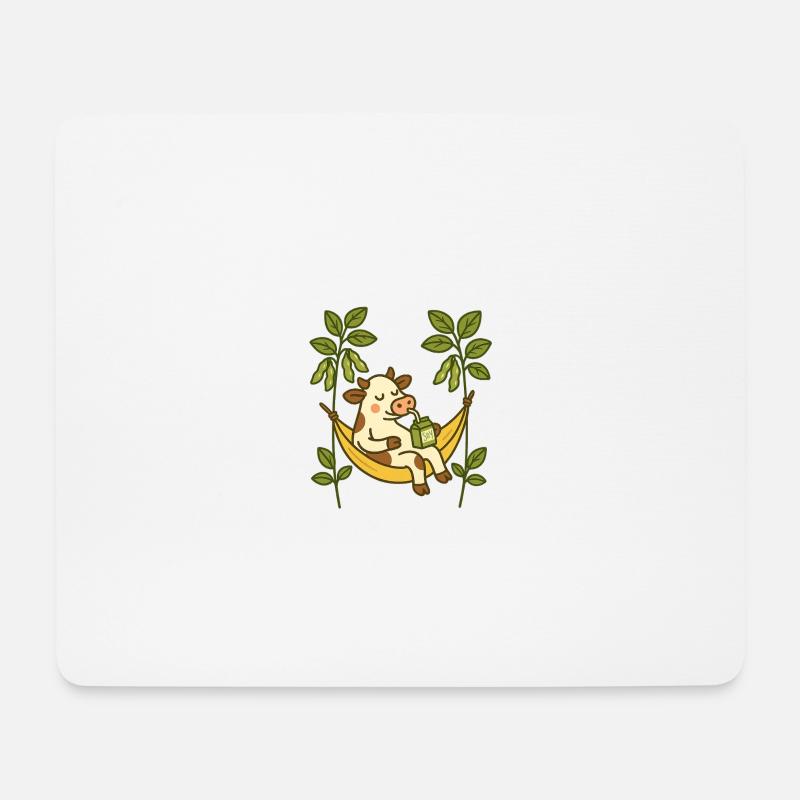 Soja gut, Muh besser - Mousepad (Querformat) - Weiß