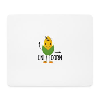Uni-Corn - Mousepad (Querformat) - Weiß - Vorne