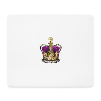 CROWN OF EDWARD OF ENGLAND - Mouse Pad (horizontal) - white - Front